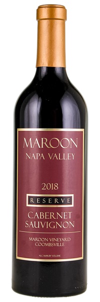 2018 Maroon Reserve Cabernet Sauvignon, 750ml