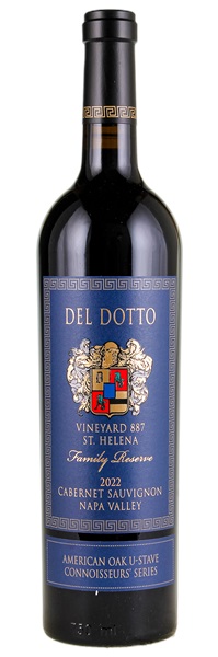 2022 Del Dotto Connoisseurs' Series Vineyard 887 Family Reserve Cabernet Sauvignon, 750ml