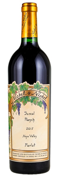 2017 Nickel and Nickel Suscol Ranch Merlot, 750ml