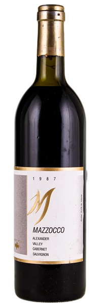 1987 Mazzocco Cabernet Sauvignon