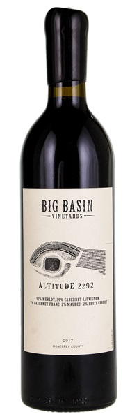 2017 Big Basin Vineyards Coastview Vineyard Altitude 2292, 750ml