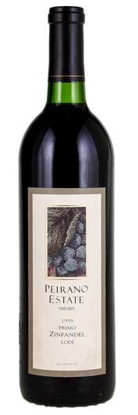 1998 Peirano Estate Vineyards Primo Zinfandel, 750ml