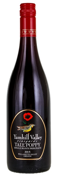2015 Yamhill Valley Vineyards Tall Poppy Pinot Noir (Screwcap), 750ml