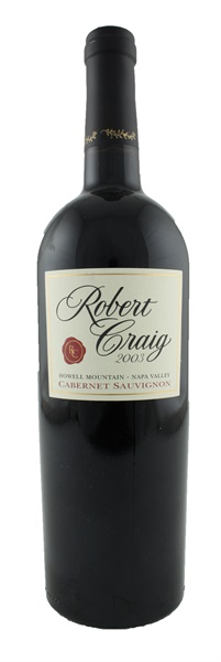 2003 Robert Craig Howell Mountain Cabernet Sauvignon