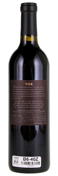 2017 TOR Kenward Family Wines Melanson Vineyard Cabernet Sauvignon, 750ml