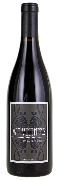 2017 W.T. Vintners Les Collines Vineyard Syrah, 750ml