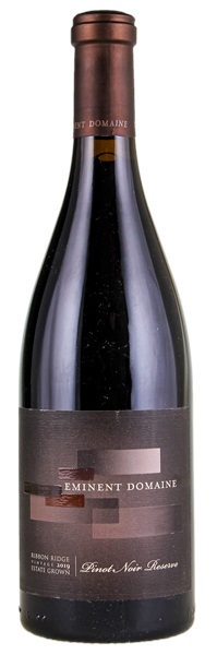 2019 Eminent Domaine Ribbon Ridge Reserve Pinot Noir, 750ml
