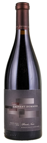 2019 Eminent Domaine Ridgecrest Vineyard Pinot Noir, 750ml