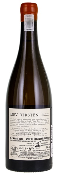 2015 Sadie Family Mev. Kirsten Chenin Blanc, 750ml