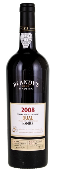 2008 Blandy's Boal Madeira, 750ml