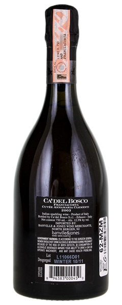 2003 Ca' del Bosco Franciacorta Cuvee Annamaria Clementi, 750ml