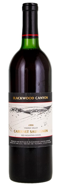 1990 Blackwood Canyon Red Mountain Cabernet Sauvignon, 750ml