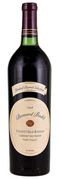 1992 Bernard Pradel Cellars Limited Barrel Selection Cabernet Sauvignon, 750ml