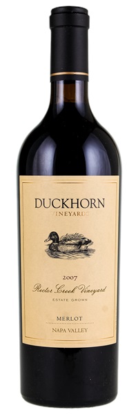 2007 Duckhorn Vineyards Estate Grown Rector Creek Vineyard Merlot, 750ml