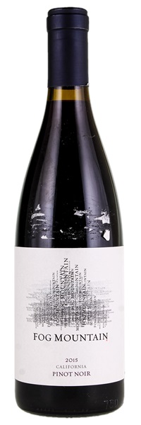 2015 Fog Mountain Pinot Noir, 750ml