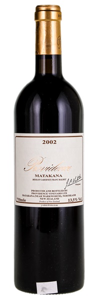 2002 Providence Vineyard Matakana, 750ml