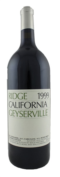 1999 Ridge Geyserville, 1.5ltr