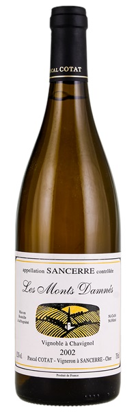 2002 Pascal Cotat Sancerre Les Monts Damnés, 750ml
