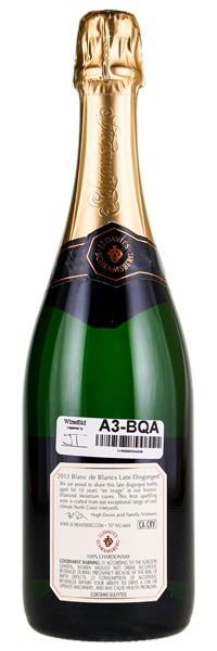 2013 Schramsberg Late Disgorged Blanc de Blancs