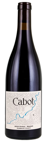 2016 Cabot Vineyards Marier Vineyard Syrah, 750ml