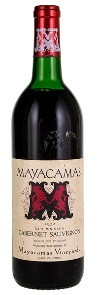 1972 Mayacamas Cabernet Sauvignon, 750ml