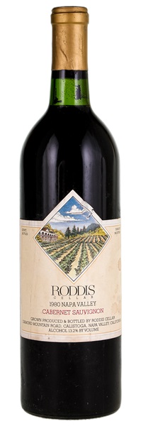 1980 Roddis Cabernet Sauvignon