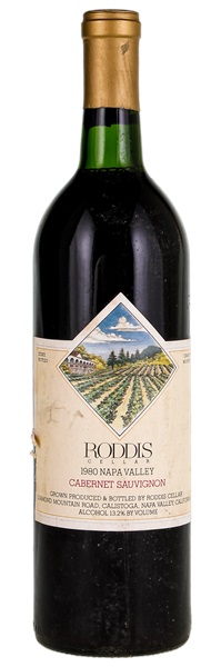 1980 Roddis Cabernet Sauvignon, 750ml