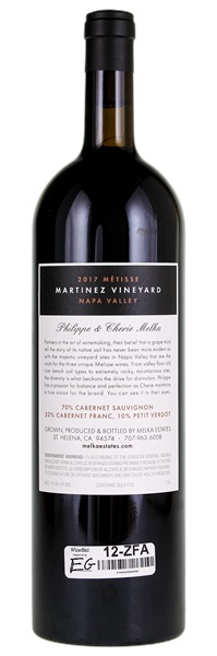 2017 Melka Martinez Vineyard Métisse, 1.5ltr