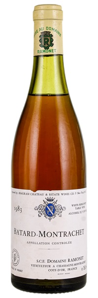 1983 Domaine Ramonet Bâtard-Montrachet, 750ml