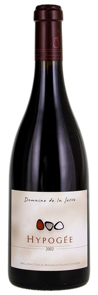 2002 Domaine de la Serre Cotes Du Roussillon Villages Hypogee