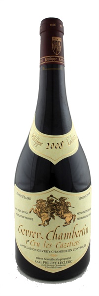 2008 Domaine Philippe Leclerc Gevrey-Chambertin Les Cazetiers, 750ml
