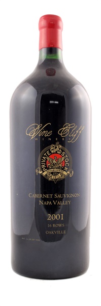 2001 Vine Cliff Private Stock 16 Rows Limited Edition Cabernet Sauvignon, 6.0ltr