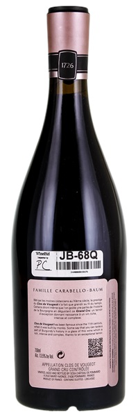 2020 Famille Carabello-Baum Clos de Vougeot