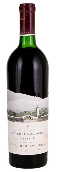 1988 Robert Mondavi Reserve Cabernet Sauvignon