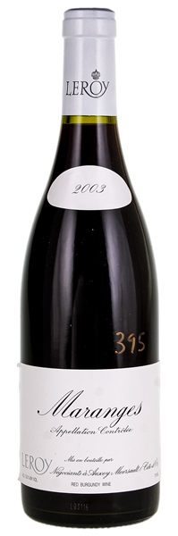 2003 Maison Leroy Maranges, 750ml