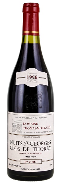1996 Domaine Thomas-Moillard Nuits-St.-Georges Clos de Thorey, 750ml