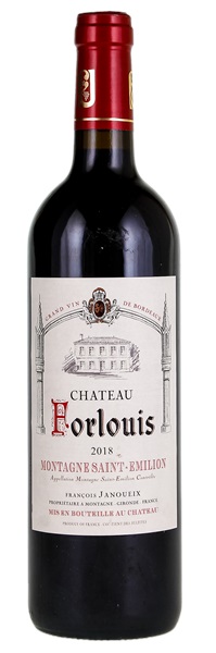 2018 Château Forlouis, 750ml