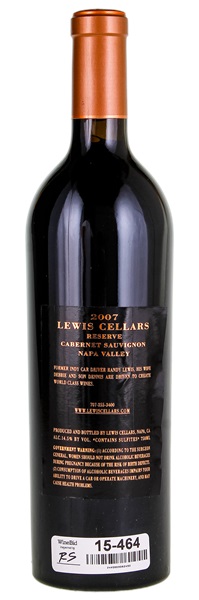 2007 Lewis Cellars Reserve Cabernet Sauvignon