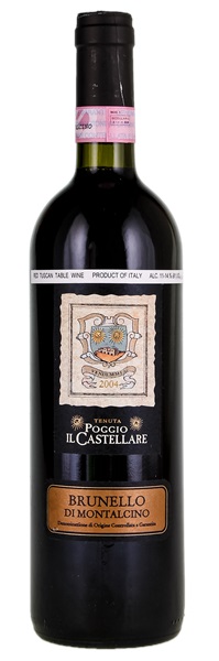 2004 Poggio Il Castellare Brunello di Montalcino, 750ml