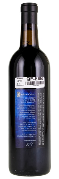 2014 Dunham Cellars Lewis Vineyard Merlot