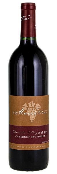 2005 Marietta Alexander Valley Cabernet Sauvignon, 750ml
