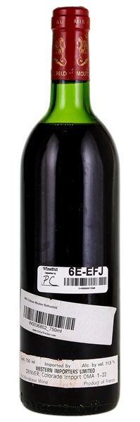 1980 Château Mouton Rothschild, 750ml