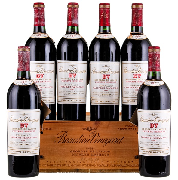 1986 Beaulieu Vineyard Georges de Latour Private Reserve Cabernet Sauvignon, 750ml