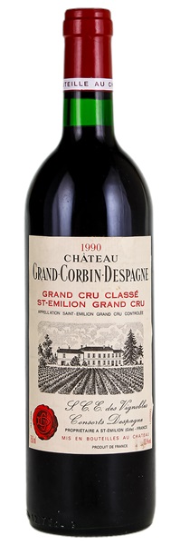 1990 Château Grand Corbin-Despagne, 750ml
