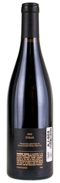 2020 Kongsgaard Syrah, 750ml