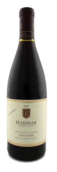 2000 Marimar Torres Estate Don Miguel Vineyard Pinot Noir, 750ml
