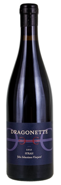 2021 Dragonette Cellars John Sebastiano Vineyard Syrah, 750ml