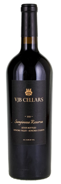 2021 VJB Vineyards & Cellars Reserva Sangiovese, 750ml