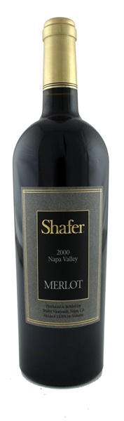 2000 Shafer Vineyards Merlot, 750ml