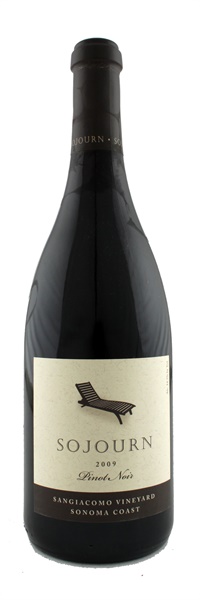 2009 Sojourn Cellars Sangiacomo Vineyard Pinot Noir, 750ml